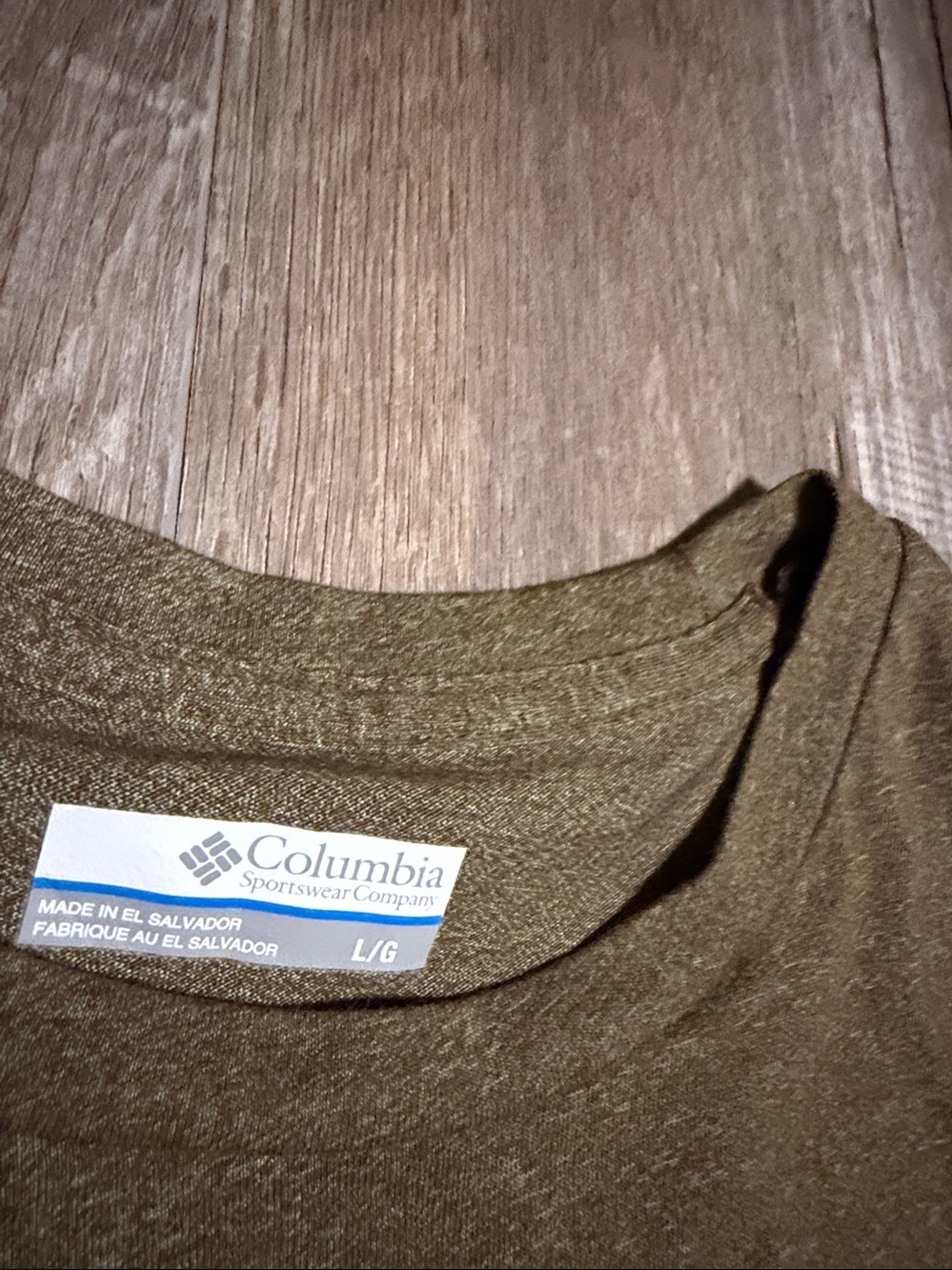 Columbia Short Sleeve Crew T-Shirt in Olive Drab - Picture 2 of 5